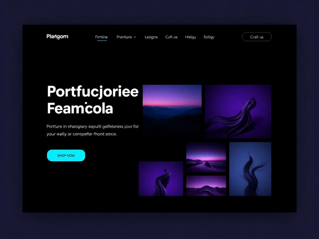 Portfolio Website demo design for Aarav Studio by TGA Webs